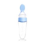 Baby newborn baby feeding water spoon rice paste spoon silicone squeeze rice flour food supplement bottle tool feeding soft spoon - Image 3