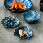 Japanese-style new home light luxury retro Japanese style dishes and chopsticks Nordic ceramics high-end kiln tableware combination set - Image 3