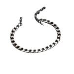 Titanium steel does not fade Cuban chain bracelet men's hip-hop girls bracelets cool wind simple trendy cool couple jewelry summer - Image 5