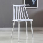 Nordic Leisure Plastic Chair Fashion Simple Home Restaurant Backrest Dining Chair Windsor Chair Hotel Chair Negotiation Chair - Image 5