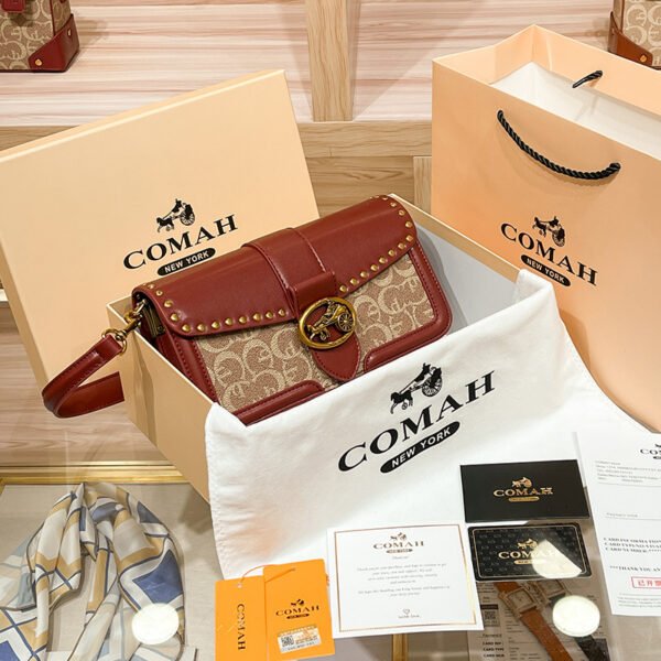 Brand authentic COMAH light luxury women's bag 2023 presbyopia Dionysus bag one-shoulder armpit bag portable Messenger small square bag
