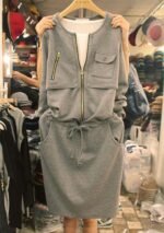 South Korea 2023 spring new women's clothing Korean style design casual all-match long-sleeved sweater mid-length dress women - Image 6