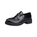 2022 new all-match flat bottom British style leather thick bottom P home shoes small fragrance style loafers women's shoes small leather shoes women - Image 5