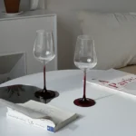 Rose Life Classic Black Red Cup Stem Goblet Red Wine Glass Slender Light Surplus Sound Pleasant - Image 4