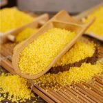 New rice, Qinzhou yellow millet, five-pound cloth bag, Shanxi small yellow rice, grains, and multigrains, household packing yellow millet - Image 3
