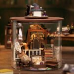 Smart house diy house dream bottle hand-assembled 3d three-dimensional architectural model table decoration creative girl gift - Image 2