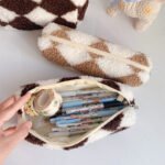 Pencil bag ins Japanese canvas large-capacity stationery bag 2021 new student cosmetic storage bag - Image 2