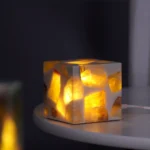 Creative advanced sleep light luxury home accessories bedside atmosphere lamp decoration gift led crystal ore night light