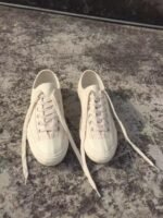 Japanese vulcanized canvas shoes women's Korean version of the moon all-match basic white shoes students flat shoes star women's trendy shoes - Image 4