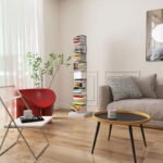 Nordic invisible bookshelf wrought iron multi-layer corner tree-shaped shelf cream style personalized bookcase creative suspension storage - Image 4