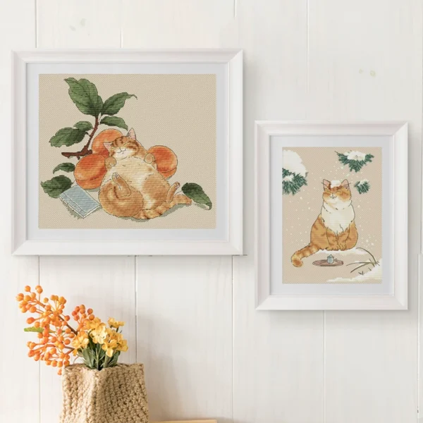 DMC cross stitch material bag