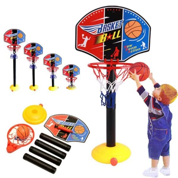 Foreign trade cross-border children's basketball frame parent-child interaction can lift indoor and outdoor cardboard shooting boy and girl toys