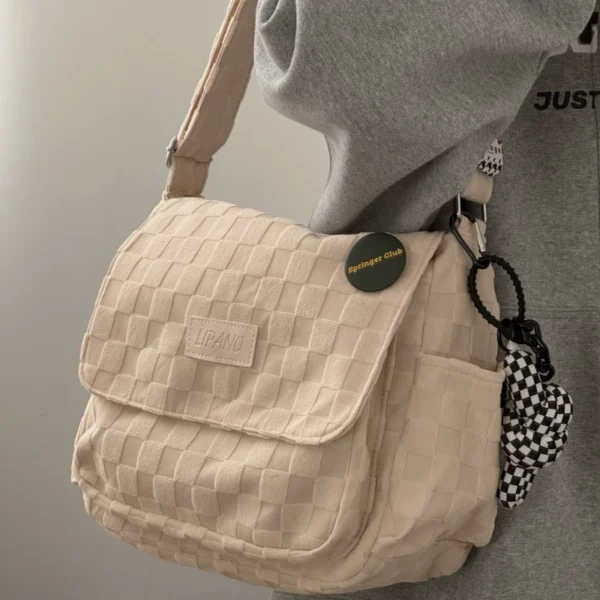 Korean ins simple all-match single shoulder bag female Japanese students class commuting Messenger bag large-capacity messenger bag