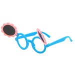New shade children sun flower glasses glasses frame cute men and women children baby sunglasses manufacturer wholesale - Image 5