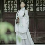 Ming Dynasty Han style gown waist length Ru skirt