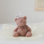 Bear scented candle spot handmade ins decoration creative gift box set cross-border birthday scented candle - Image 4