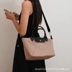Longxiang bag energy nylon waterproof dumpling bag tote shoulder crossbody bag large capacity shoulder strap detachable women's bag - Image 3