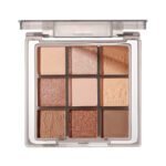 XIXI velvet lychee store nine-color eyeshadow palette brown matte pearlescent student eyeshadow plate multi-use beauty wholesale - Image 5