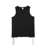 Retro worn-out loose vest