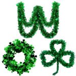 Cross-border new St. Patrick's green clover top Irish festival atmosphere decoration scene props