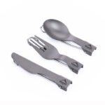 Pure titanium foldable tableware combination - Image 4
