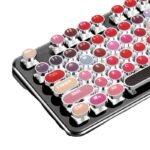 Cross-border Xinmeng K520 real mechanical lipstick keyboard punk retro laptop desktop keyboard - Image 2