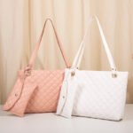 shopping bag two-piece set 2022 women handbags fashion women's bags wholesale casual versatile tote bags women - Image 3