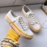 Pull back Japanese small white shoes ins canvas shoes female students 2022 spring and autumn Korean version of Harajuku style all-match sneakers - Image 2