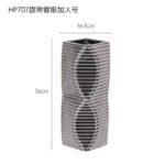 Modern light luxury electroplating silver ceramic vase decoration soft decoration home living room TV cabinet flower arrangement - Image 6
