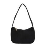 Women's bag corduroy 2022 new style single shoulder bag trend simple Japanese single shoulder handbag foreign trade dropshipping - Image 5