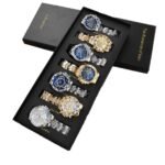 Men's new 7-piece gift set Fashionable men's watches are not the same every day The first choice for birthday gifts - Image 5