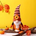 2022 Cross-border New Harvest Festival Maple Leaf Faceless Doll Gnome Thanksgiving Autumn Christmas Goblin Doll Ornament - Image 4