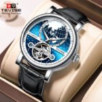 Tweez 2025 New Skeleton Mechanical Watch Fully Automatic Casual Watch Waterproof Men's Watch Watch