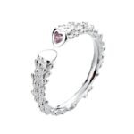 Original all-match simple niche design feeling love ins cold wind irregular index finger ring female open ring