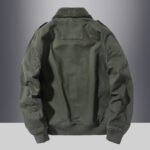 Cross-border exclusive for autumn and winter cotton clothing, men's workwear, imitation lamb's wool and thickened cotton clothing, loose retro flight suits - Image 2