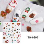 Zhengxiang New Christmas Nail Art Jewelry DIY Nail Art Stickers Small Decals INS Amazon Halloween Nail Stickers - Image 6