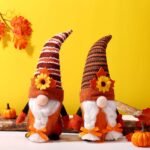 2022 Cross-border New Harvest Festival Maple Leaf Faceless Doll Gnome Thanksgiving Autumn Christmas Goblin Doll Ornament - Image 2