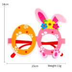 2023 New Easter Glasses Dress Up Children's Adult Holiday Party Decoration Supplies Rabbit Egg Glasses Frame - Image 5