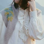 Diy embroidery cashmere scarf material bag - Image 4