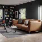 Nordic technology cloth sofa simple and modern three-seat living room wash-free net red model four-person fabric small apartment sofa - Image 4