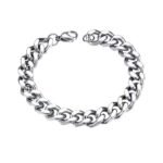 Cuban chain bracelet men's hip hop high street accessories American hiphop cold trend cool titanium steel couple bracelet - Image 5