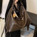 Premium retro large-capacity backpack bag women's fall/winter 2024 new multipurpose shoulder crossbody bag tote bag