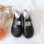 Basic small leather shoes, Japanese schoolgirls, all-match British skirts, jk uniforms, cute soft girls, Mary Jane shoes - Image 2