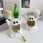 Creative ghost ceramic ashtray - Image 3