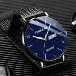 Fully automatic movement watch men's calendar waterproof luminous non-mechanical watch large dial cross-border new one piece dropshipping - Image 2