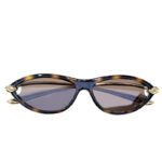 Knotted metal leg sunglasses female European and American personality cat-eye sunglasses plate star same sunglasses BV1390S - Image 5