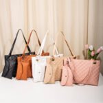shopping bag two-piece set 2022 women handbags fashion women's bags wholesale casual versatile tote bags women - Image 2
