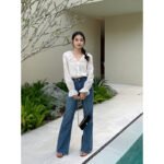 Aisili 2023 spring new lace long-sleeved cardigan top Korean version of sweet and lovely lace shirt female 8115 - Image 2