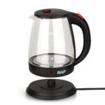 RAF European regulation household electric kettle automatic power off anti-dry kettle glass visible household kettle 2L - Image 4