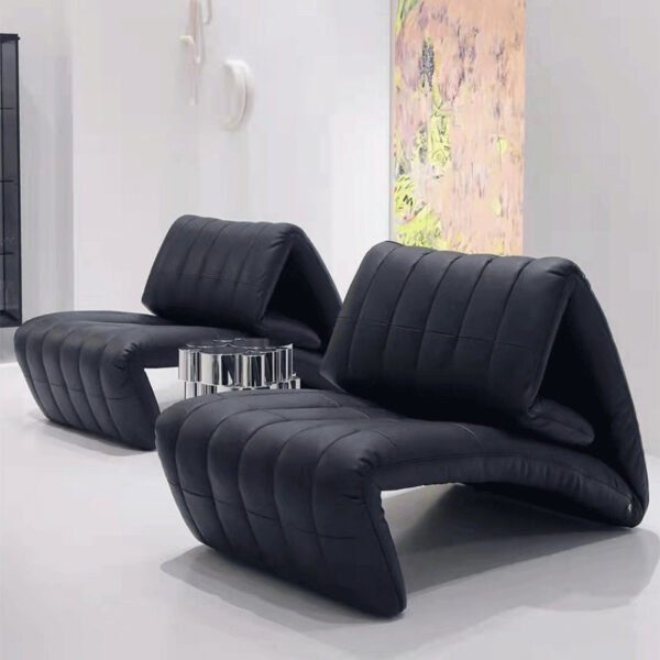Barcelona Chair Designer Nordic Single Sofa Chair Leisure Creative Folding Fist Lazy Recliner Multifunctional